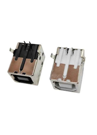 5 pezzi connettore USB 2.0 tipo B presa femmina riparazione interfaccia stampante per saldatura PCB ad angolo retto