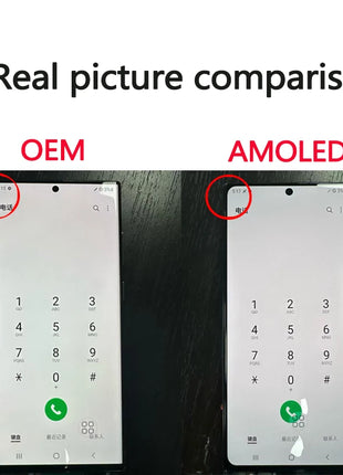 NUOVO AMOLED Per Samsung Galaxy S22 Ultra 5G Display LCD Display LCD Touch Screen Digitizer Assembly Per Samsung S22 Ultra Schermo