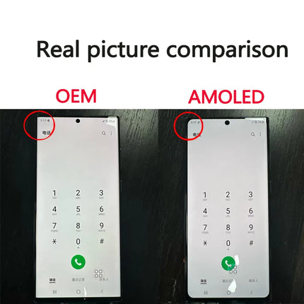 NUOVO AMOLED Per Samsung Galaxy S22 Ultra 5G Display LCD Display LCD Touch Screen Digitizer Assembly Per Samsung S22 Ultra Schermo
