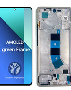 6.67'' AMOLED Display For Xiaomi Redmi Note 13 4G LCD Touch Screen Digitizer For Redmi Note 13 4G LCD Replacement