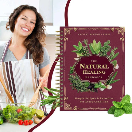 250x176x10mm Guida alla salute umana Libro Tema delle piante Mangiare Ricetta Rilegatura a spirale Libro naturale per la famiglia Adulto Anziani Chef Studio