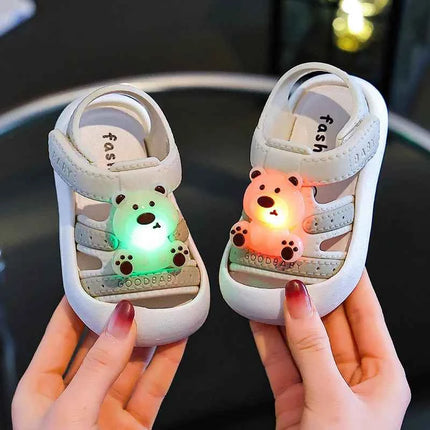 Sandali LED 2026 per Bambina, Scarpe Luminose per Bambine, Scarpe da Passeggio per Bambini, Scarpe Casual Bianche per Bambine