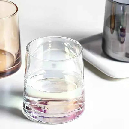 High Aesthetic Glass Cup Set for Home Juice Whiskey Tumbler Hotel Motel Bulk Wholesale Multi Purpose Drinking Water Tumblers