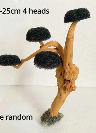 Aquarium Decoration Plant Moss Tree Landscaping Wood Plant Root Driftwood Aquatic Grass Fish Tank Accessories without Moss