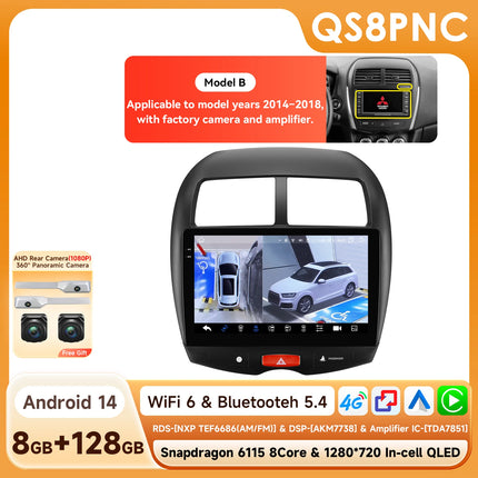 Hizpo 10.1" Car Radio Intelligent Systems For Mitsubishi ASX 1 2010 - 2018 Multimedia CarPlay Android Auto GPS No 2 din 2din DVD
