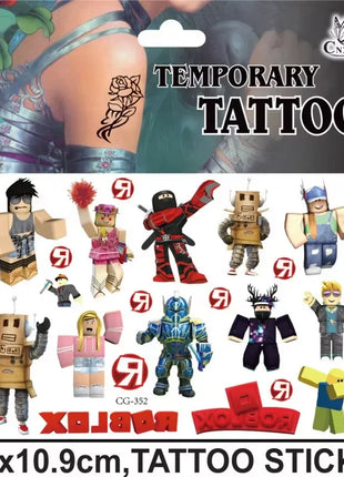Set di Favori per Feste di Compleanno a Tema Roblox - Braccialetti Slap, Timbri e Adesivi per Bambini, Riempitivi per Sacchetti Regalo e Decorazioni per Feste