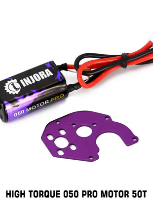 INJORA 050 Brushed Motor 50T 66T 88T Upgrade for 1:24 RC Crawler Axial SCX24 AXI90081 AXI00002 AXI00004 Gladiator Bronco