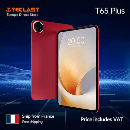 Teclast T65 Plus Tablet Android 15 13,4" 120Hz IPS 20GB RAM (8GB+12GB) 256GB ROM 10000mAh Doppia 4G TLE GPS 13MP AI Camera T65Plus