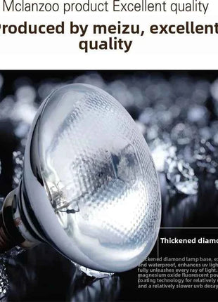MCLANZOO All-in-One Reptile Sun Lamp | UVA, UVB & Heat in One | For Desert Tortoise & Bearded Dragon
