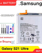 Genuine New Battery EB-BG998ABY EB-BG996ABY EB-BG991ABY For Samsung Galaxy S21 S21 Ultra S21+ S21 Plus Batteria Batteries+Tools