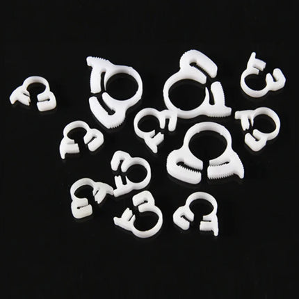 10 pezzi fascette stringitubo 3.8 ~ 59mm linea di plastica tubo dell'acqua Clip forte crampi a molla raccordo per tubo dell'aria del carburante strumento fisso