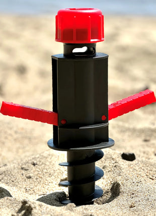 Supporto per ancoraggio del vento per ombrellone da spiaggia da 1 pezzo |   360 °   Design anti-rotazione |   Adatto per il 90% dei ombrelli |   Universale per il campeggio sulla spiaggia