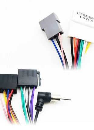 Cablaggio autoradio 20P unità principale connettore ISO antenna spina cavo adattatore per Nissan Qashqai J10 Versa Cube Sentra X-trail