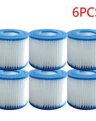 1-10 Pack Swimming Pool Replacement Filter suitable for Bestway Flowclear Size VI Lay-Z-Spa Filter Cartridge - Miami Vegas Palm Springs