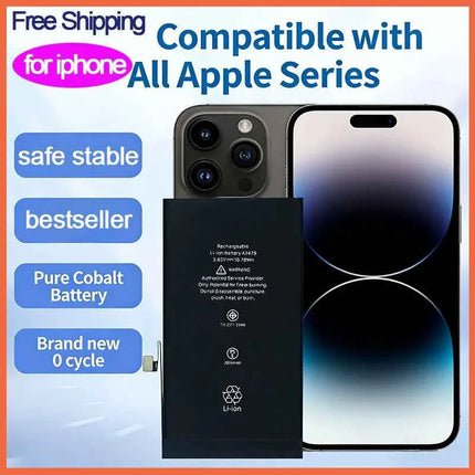 2026 phone Battery For Apple 5 6 S 7 8plus X Xr Xs Max 11 12 Pro 13 14 15 plus 15PRO Replacement Bateria For iphone 7 batteries