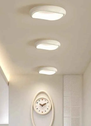 Plafoniere moderne a LED per balcone Stile crema Camera da letto per bambini Lampada da sala studio Decorazioni per la casa Cucina Illuminazione Corridoio Corridoio Luce