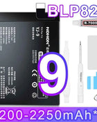 NOHON Replacement Battery for OnePlus 7T 8T 9RT 10T 12 11 9 8 7 6T 6 5T 5 7TPro Phone Batteries BLP801 BLP685 BLP745 BLP743