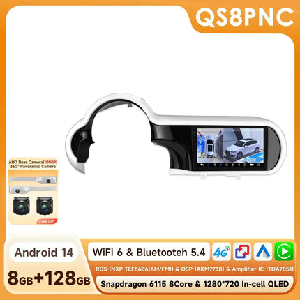 Hizpo 8Core 360Camera Android 14 Car Radio For Renault Twingo 3 Ⅲ 2014-2024 Car Multimedia GPS 4G AI Carplay By Snapdragon 6115