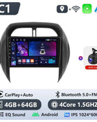 Podofo 6+128G Wireless CarPlay Android Auto Radio for Toyota RAV4 2003-2005(LHD) Car Multimedia Player GPS WIFI 2 Din Autoradio