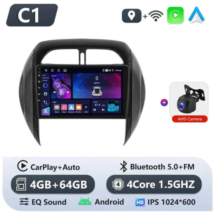 Podofo 6+128G Wireless CarPlay Android Auto Radio for Toyota RAV4 2003-2005(LHD) Car Multimedia Player GPS WIFI 2 Din Autoradio
