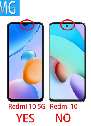 Per Xiaomi Redmi 10 5G Display LCD con schermo touch 22041219 G 22041219 Parti di ricambio del pannello NY