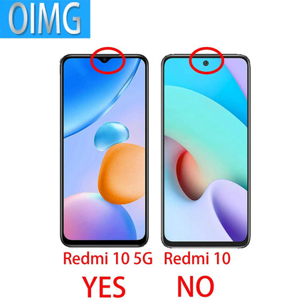 Per Xiaomi Redmi 10 5G Display LCD con schermo touch 22041219 G 22041219 Parti di ricambio del pannello NY