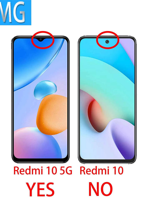 Per Xiaomi Redmi 10 5G Display LCD con schermo touch 22041219 G 22041219 Parti di ricambio del pannello NY