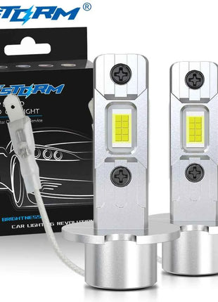 H1 H3 H7 LED Headlight Bulb Mini 60W 20000LM CSP for Car Headlamp Fan Light Auto Diode Fog Lamps 12V 6000K Automobile