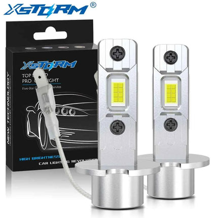 H1 H3 H7 LED Headlight Bulb Mini 60W 20000LM CSP for Car Headlamp Fan Light Auto Diode Fog Lamps 12V 6000K Automobile
