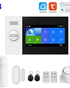 TAIBOAN Smart Tuya WIFI GSM Kit wireless 2G alarm host Home burglar security system DIY PIR door sensor Accessory