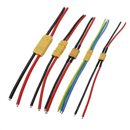 1 paio XT30U XTR30U XT60 XT60H XT90U spina maschio e connettore Jack femmina cavo batteria RC cavo in Silicone 100mm