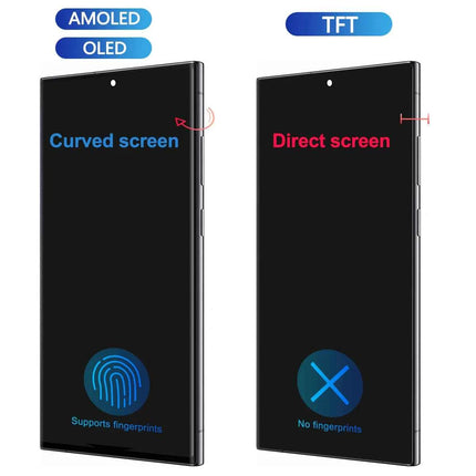 NUOVO AMOLED Per Samsung Galaxy S22 Ultra 5G Display LCD Display LCD Touch Screen Digitizer Assembly Per Samsung S22 Ultra Schermo