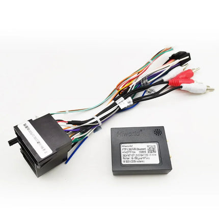 Decodificatore bus CAN Mini-ISO Harness, ritenzione SWC RCA P&P 16 pin Android, per Fiat 500 2007-2015, Panda 169 Doblo 263, Punto Ducato
