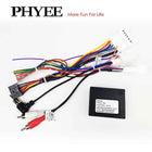 [Doppio 20 pin] Decodificatore CAN Bus cablaggio, supporto amplificatore SWC e JBL, Android 16 pin, per Toyota Prado Prius Camry Highlander