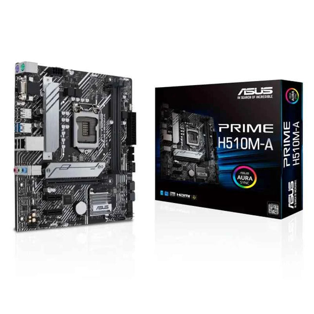Asus LGA1200 PRIME H510M-A H510 Motherboard PCI-E 4.0 2 DDR4 64GB 4 SATA III Micro ATX Motherboard 1200 USB3.2