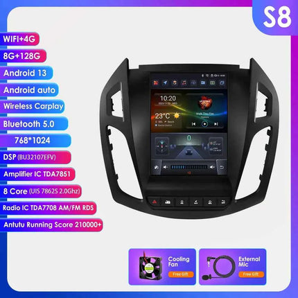 360Camera 9.7inch 2 DIN Android 13 Car Radio for FORD Transit /Tourneo Connect 2013-2018 Car Multimedia Stereo Carplay Autoradio