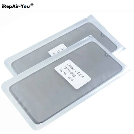 5 pezzi schermo esterno in vetro + OCA + polarizzatore per Samsung Galaxy A17 A55 A15 S23FE S24FE A16 S20fe A06 A06s A05 A53 pannello touch schermo