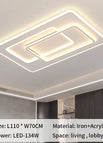 White 100x70CM / Dimmable with remote