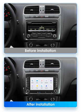 Lettore autoradio Android per VW Polo Golf 5 6 Plus PASSAT JETTA TIGUAN TOURAN SHARAN SCIROCCO CADDY Carplay Audio USB WIFI GPS
