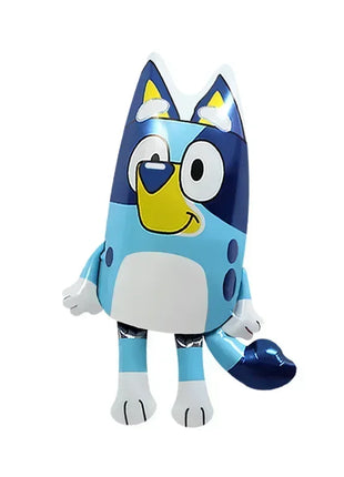 Set Decorativo per Feste a Tema Bluey e Bingo, con Stendibanner, Decorazioni per Torte, Bandierine, Palloncini, Piatti e Bicchieri
