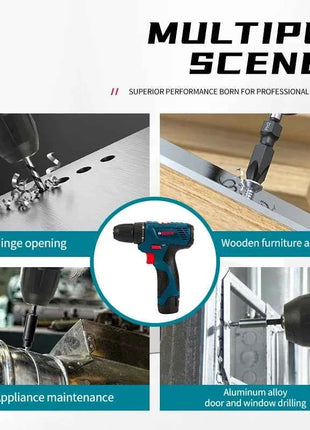 Trapano Elettrico Bosch Professional GSR120-LI 12V, Avvitatore a Batteria Multifunzione per Fai-da-Te, Utensile Elettrico