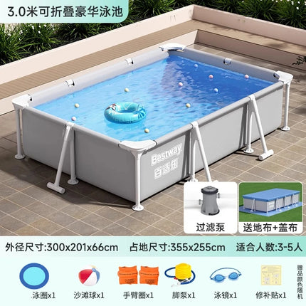 Staffa per piscina casa per bambini grande nuoto per adulti famiglia piscina per bambini piscina da bagno all'aperto per adulti