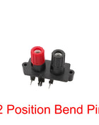 1pc 2/4/6 Position 4mm Banana Jack External Audio Amplifier Speaker Terminal Board Screw Type Straight/Bent Pin Connector