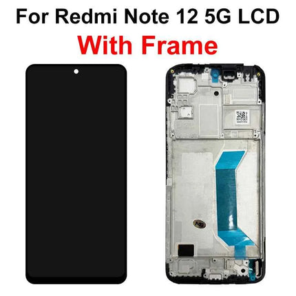 6.67'' AMOLED For Xiaomi Redmi Note 12 Pro 4G LCD Display Touch Screen With Frame Digitizer Assembly 2209116AG 2209116AG Screen