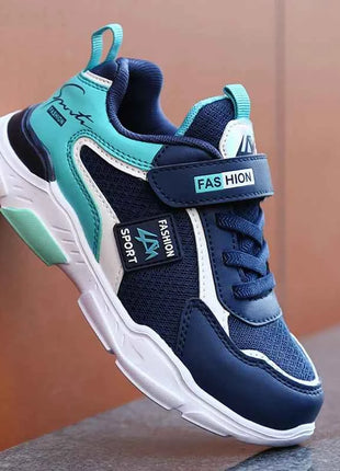 Scarpe da ginnastica per bambini Scarpe sportive casual per bambini per ragazzi Scarpe da corsa per scuola per ragazze con gancio e anello per bambini in rete estiva traspirante