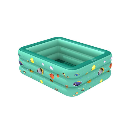 Stock Piscina familiare all'aperto all'ingrosso per bambini Adulti Piscina gonfiabile da 150 cm Piscina gonfiabile portatile per bambini