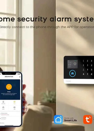 Telecamera di monitoraggio PIR Sistema di allarme di sicurezza WiFi GSM Alexa Tuya Smart Life Thief Invasion Sistema di sicurezza di allarme domotico