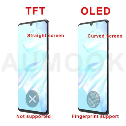 OLED Screen For Huawei P30 Pro LCD Display Touch Screen Digitizer Assembly With Frame For Huawei P30 Pro VOG-L29 Replacement