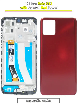 Nuovo LCD per Motorola Moto G32 2022 ‎ Sostituzione del gruppo touch screen display LCD per Moto G32 XT2235 XT2235-2 LCD con cornice