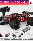SCY9522PRO Super Brushless Motor Remote Control Car 85 km/h or 50 km/h High-Speed 4WD 1:16 Scale Model Racing Car Boy Toy Gift